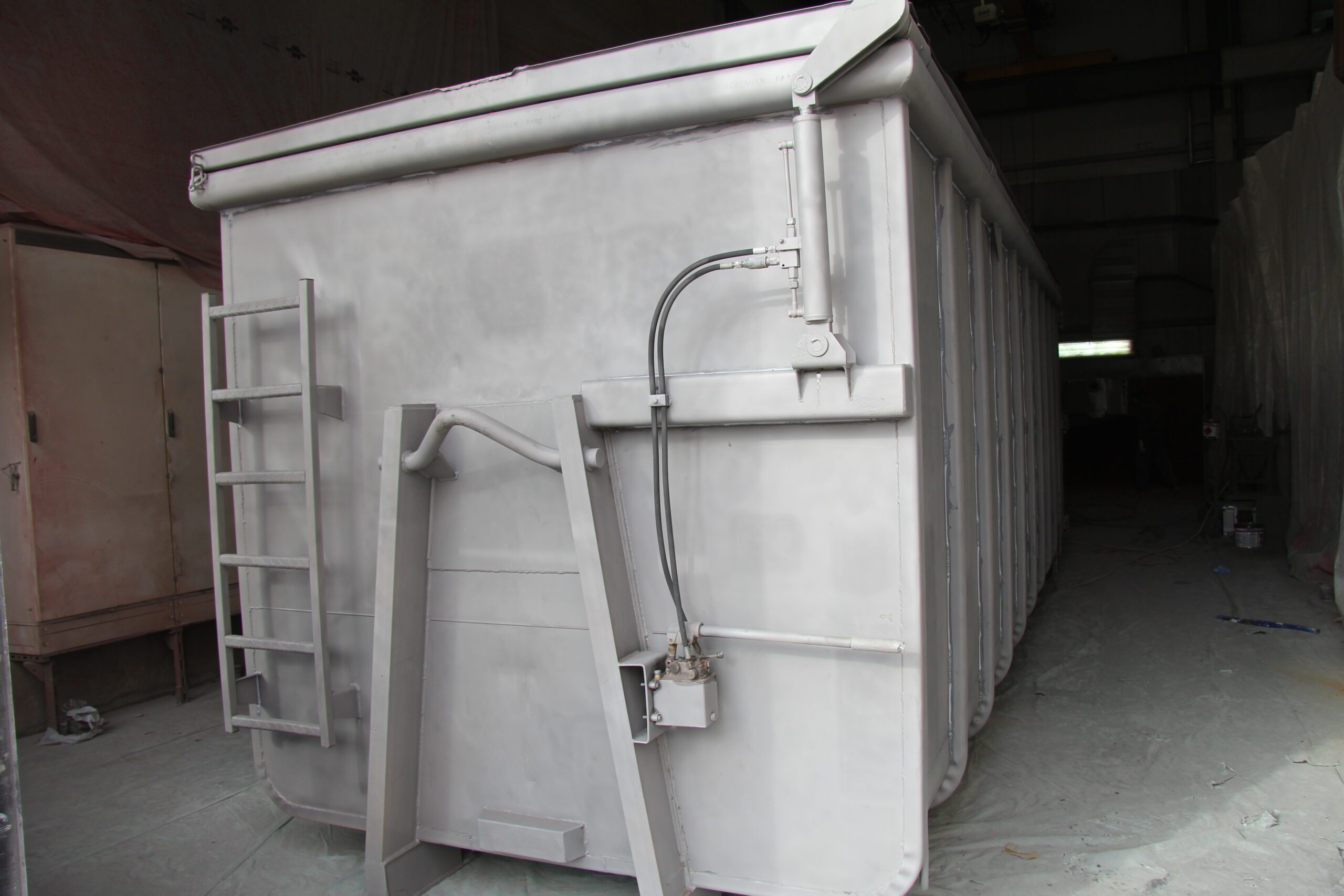 Sandbestrahlter Container